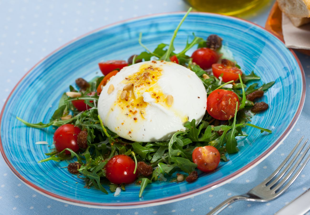 Amanida de burrata